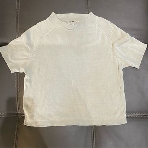 SOLD Gray Mockneck Sweater Top